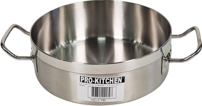Pro-Kitchen/Kesgi - 26x9cm Sauce Pot - SS w/2 Handles & Lid