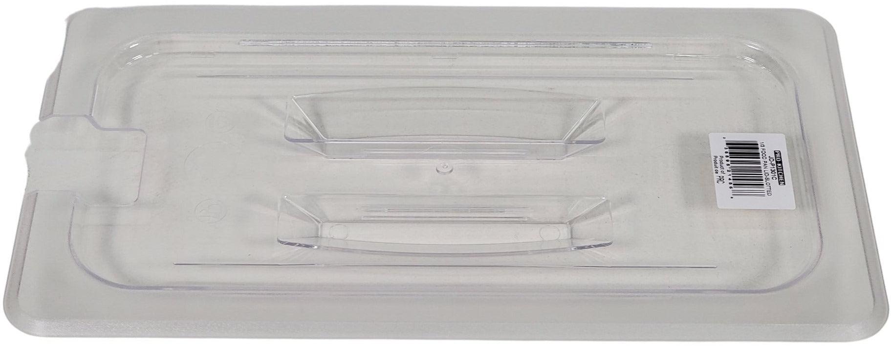Poly Pan Clear 1/3 Cover Notched - Shipping Across Canada