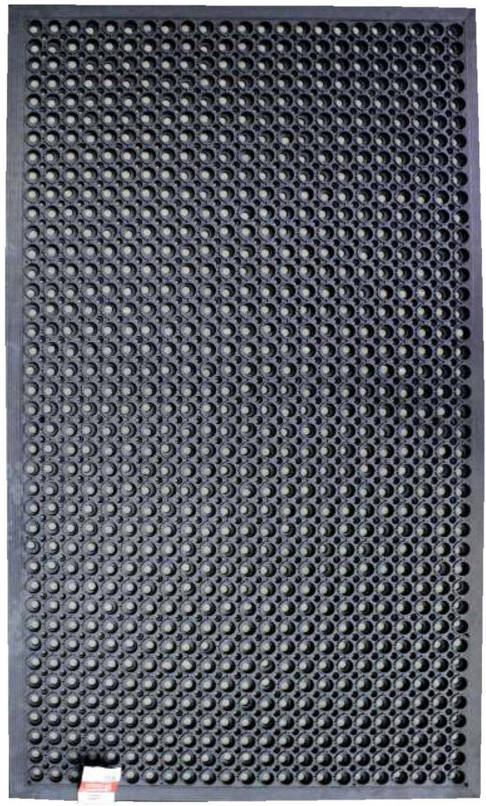 Pro-Kitchen - Black Rubber Anti.Fatigue Mat - 36