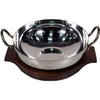 Pro-Kitchen - Karahi Steel & Wood Base - 1 Kg