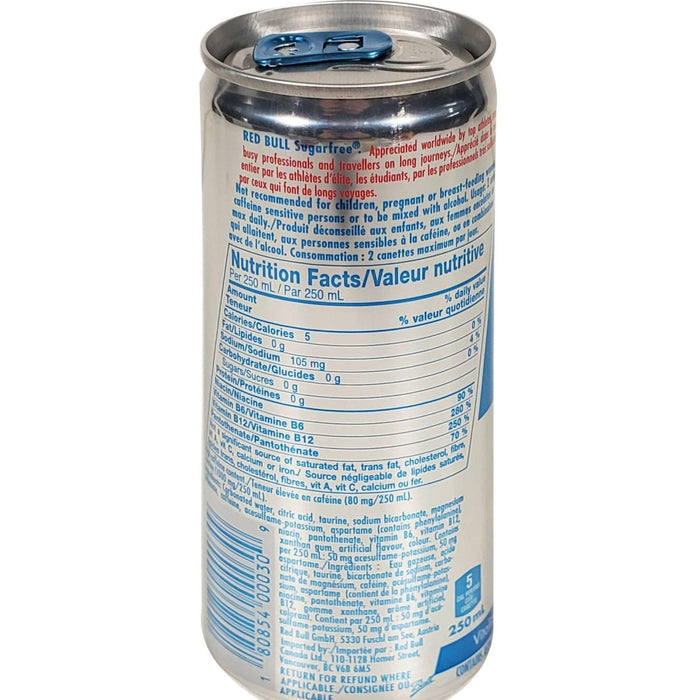 Red Bull - Sugar Free - Cans - PopRB2407