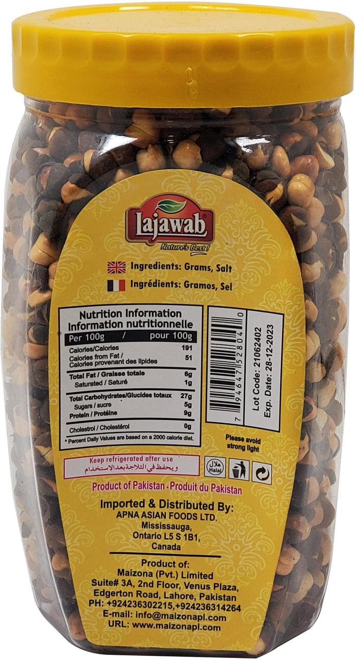 Lajawab - Roasted - Chana - Grams - 300gm Jar