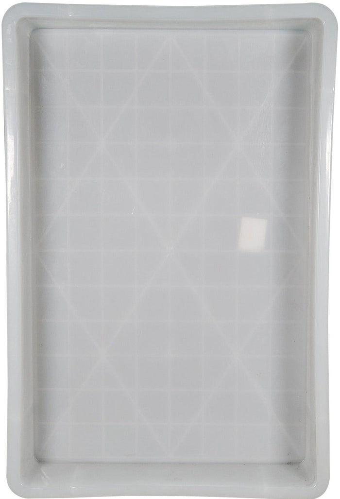 560x375x75mm - Plastic Prep Container - White