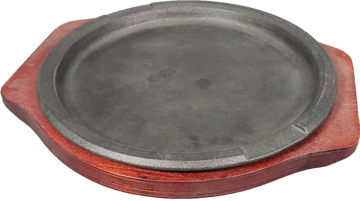 1917 26 cm Cast Iron W/Dark Wood