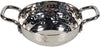 PK-82254B - 4oz Fry Pan - SS - Hammered Finish w/Handle