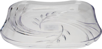 JD - Plastic Crystal Tray 26.7cm - 2950