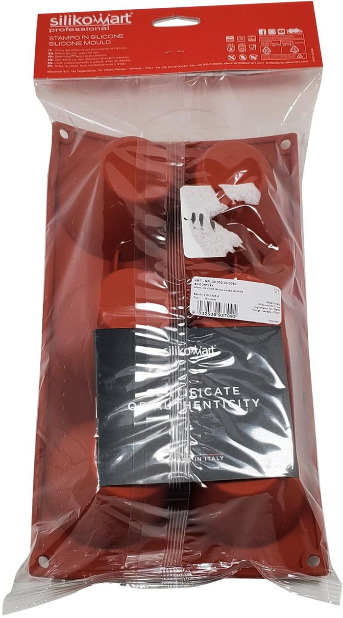 CLR - Silicone Muffin Mold - 6 Compartment - SF052