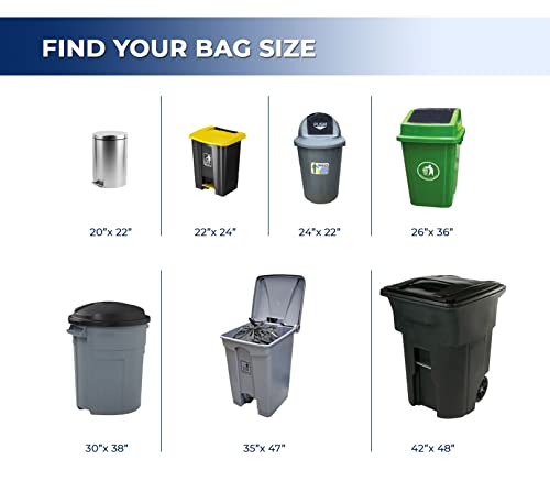 Spartano Industrial Garbage Bags - Clear, 35