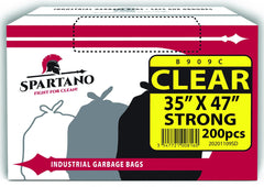 Spartano - Garbage Bags - Strong - Clear - 35