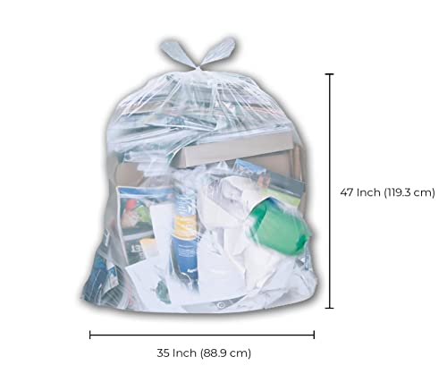Spartano Industrial Garbage Bags - Clear, 35