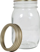 Mason / Canning Jar w/Lid - 16oz/473ml
