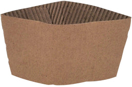 Morning Dew/Rte Ware - 10-24oz Kraft Sleeve for Hot Paper Cups