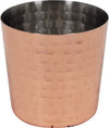 PK - 84363 - 13.5oz French Fry Cup - SS - Hammered Copper Finish w/Handle