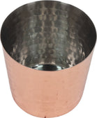 PK - 84363 - 13.5oz French Fry Cup - SS - Hammered Copper Finish w/Handle