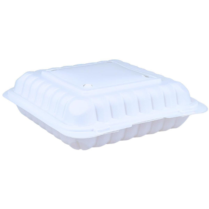 Eco-Craze MFPP Clamshell Container 9x9x2.6