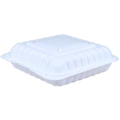 Eco-Craze MFPP Clamshell Container 9x9x2.6