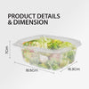 Genpak - Hinged Deli Container - Clear - 24oz - AD24