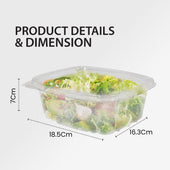 Genpak - Hinged Deli Container - Clear - 24oz - AD24