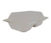 Eco-Craze - Bagasse Clamshell Container - 9X6 - 2 Comp