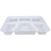 Eco-Craze - 6 Comp Thali - White - MFPP