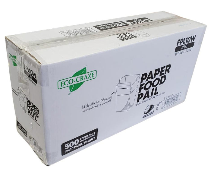 Eco-Craze - #10 Food Pail - FPL10W