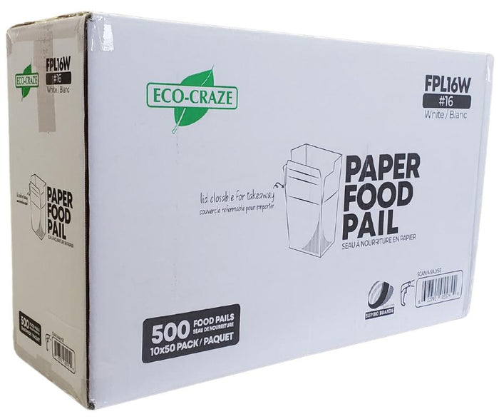 Eco-Craze - #16 Food Pail - FPL16W