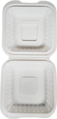 LR - MFPP Clamshell Container - 6x6x3 - White - EP-6