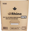 Rhino - Heavy 28Oz Rectangular Combo Container - White