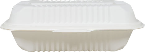 XE - Eco-Craze - Corn Starch Clamshell Container - 9X5 - 1 Comp