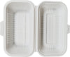 XE - Eco-Craze - Corn Starch Clamshell Container - 9X5 - 1 Comp