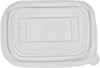 Eco-Craze - PET Rectangular Lid - fits 500/750/1000ml Paper Container - SRL-500