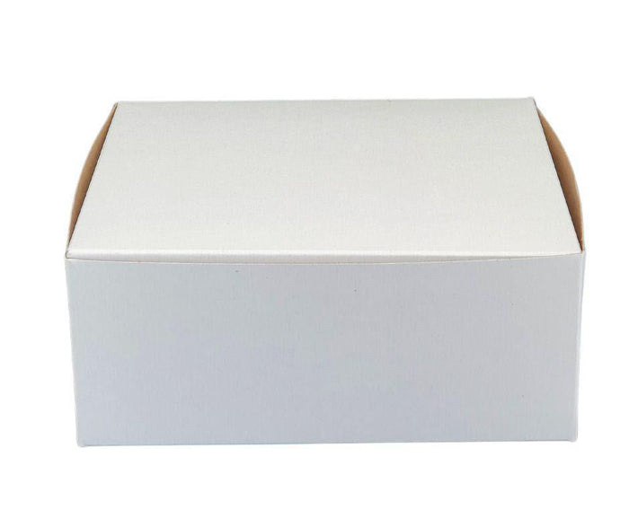 EB - White Cake Boxes - 6x6x2½