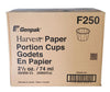 Genpak - Portion Cups - Paper - 2.5oz - F250