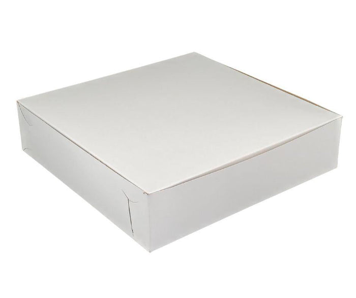 EB - White Cake Boxes - 10x10x2.5