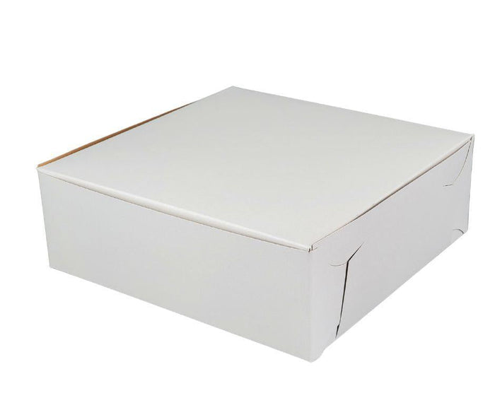 EB - White Cake Boxes - 10x10x3½