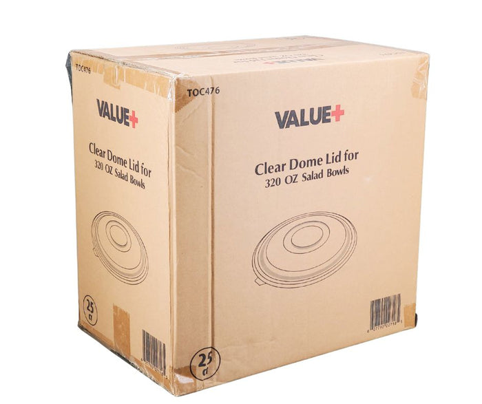 Value+ - Clear Lid for 320oz Salad Bowls - L-SRZ320