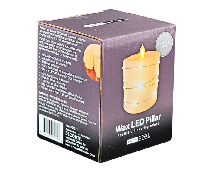 Deco Lite LED Pillar w/Taper Top - 2.8