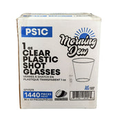 Morning Dew - 1oz Clear Plastic Shot Glass - PS1C