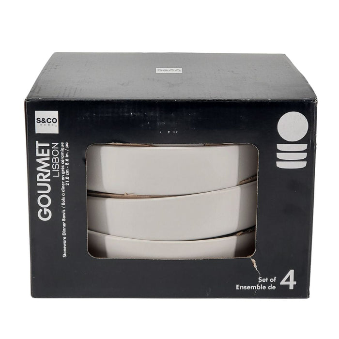 CLR - Gourmet - Lisbon Beige Stoneware Bowl 8.7
