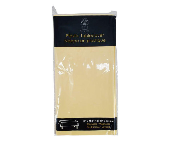 Table Cover - 54x108” Rectangular - Cream