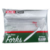 Value+ - Heavy - Plastic Forks - Clear - Retail Pack - RP3201