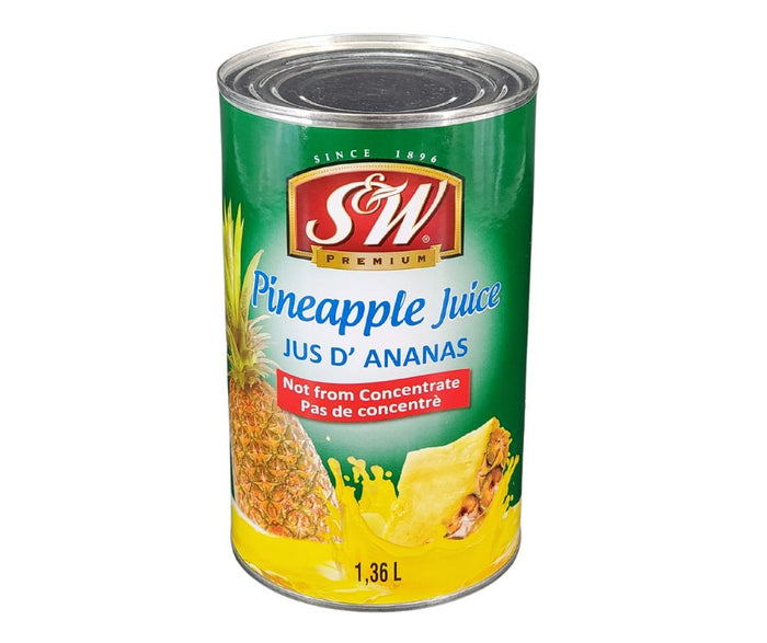 S&W - Pineapple Juice - Canned - 1.36Lt