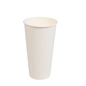 Morning Dew - 20 oz Hot Paper Cups - White - H20W