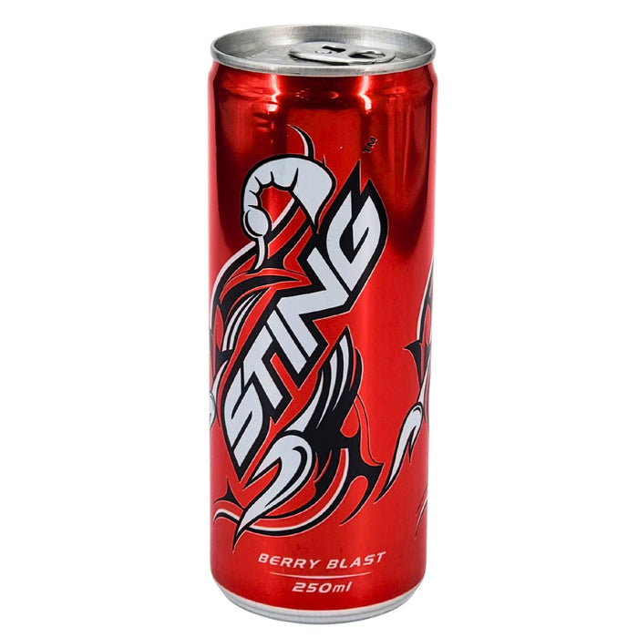 Sting Red Berry Blast Energy Drink Cans 12x250mL