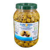Sun Med - Green Pitted Olives Halkidiki - Super Colossal