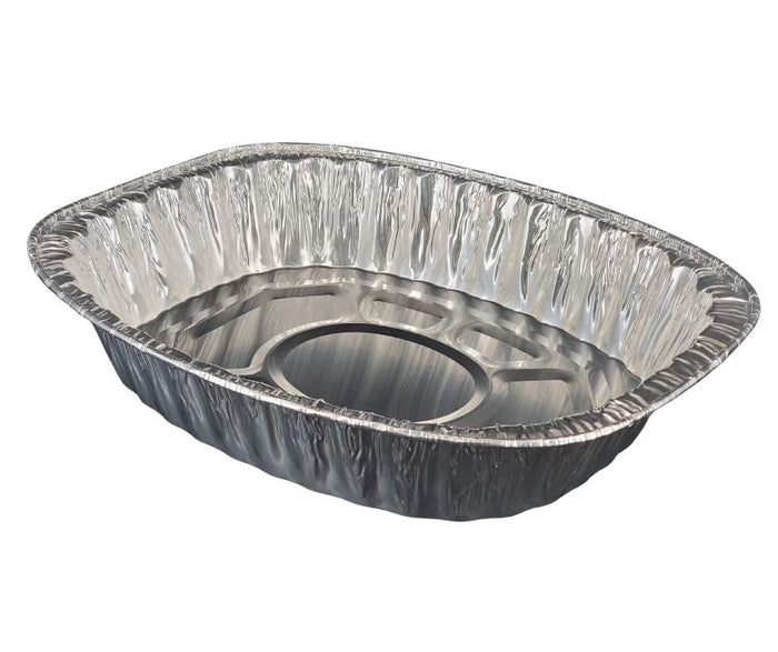 Rhino-Foil Aluminum Oval Roaster Foil Tray