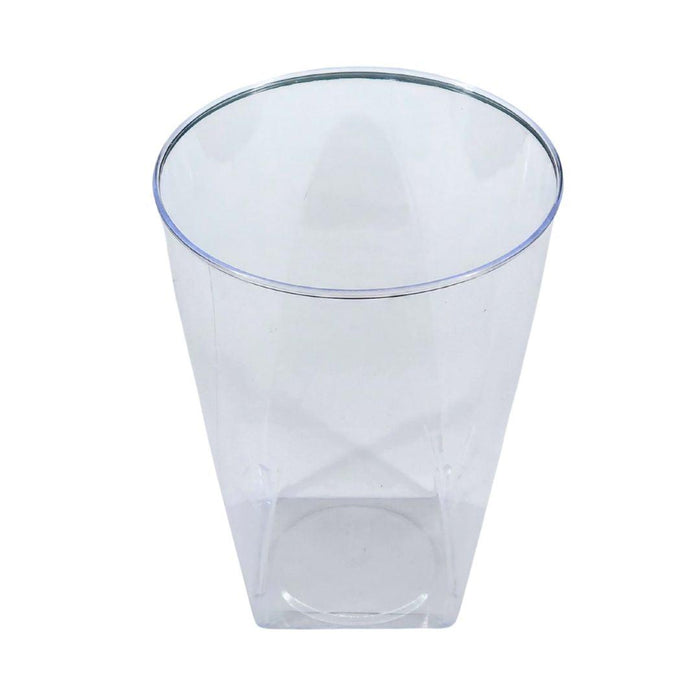 10oz square bottom cup - Clear - CS10