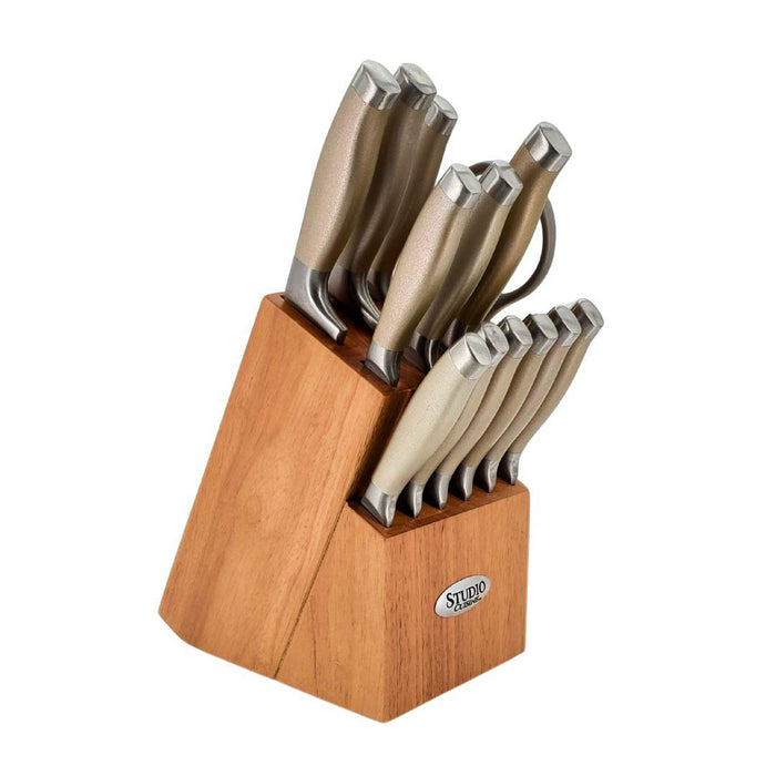 CLR - Studio Cuisine - 14 Piece Knife Set with Holder - DISCONTINUED