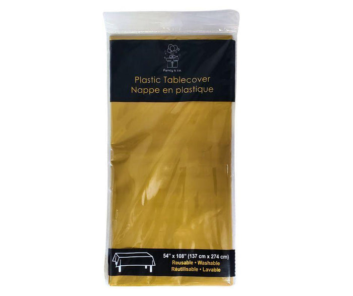 Table Cover - 54x108” Rectangular - Gold