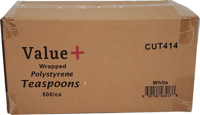 Value+ - Ind. Wrapped - PS - Teaspoons - White
